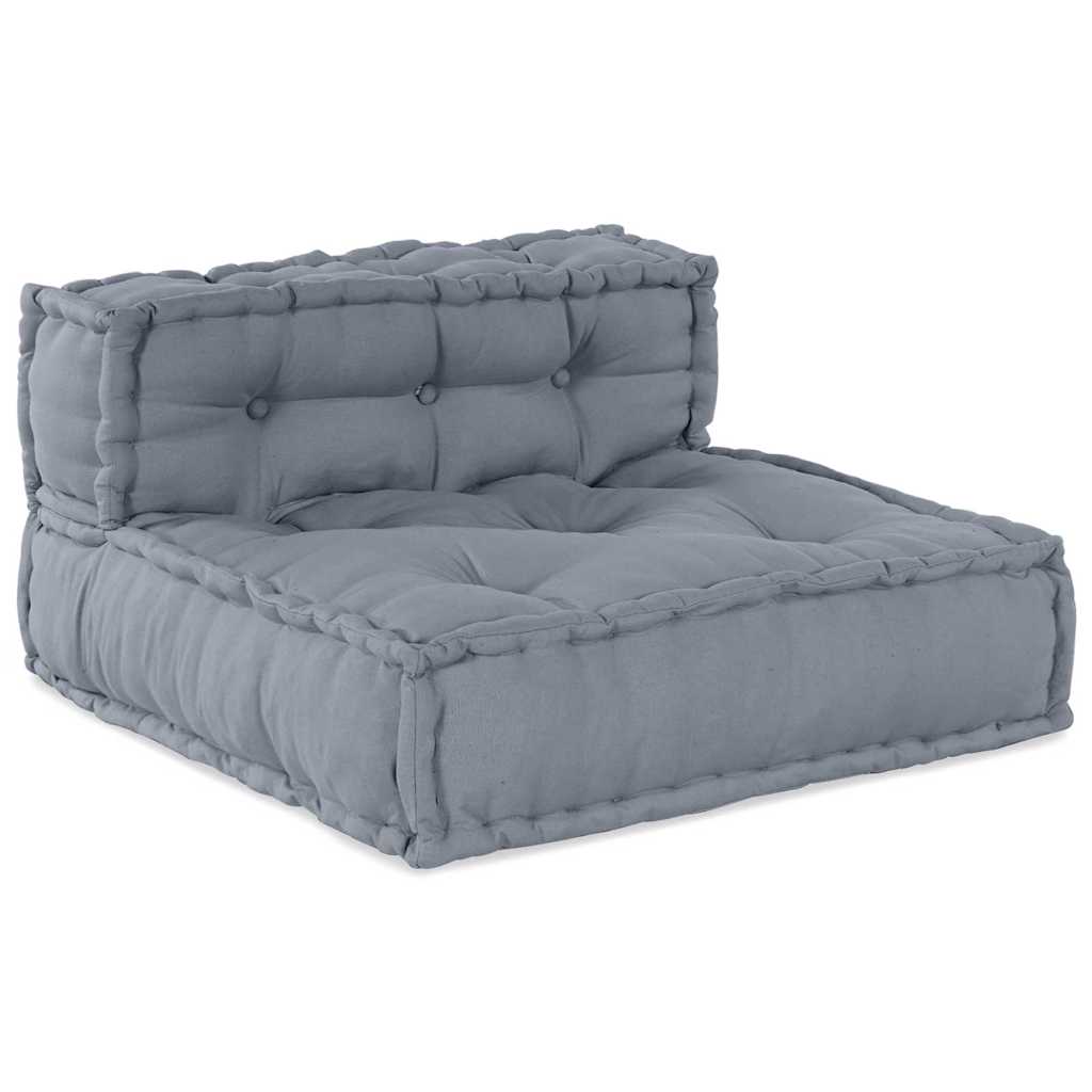 vidaXL Μονάδα Μοντέρνου Καναπέ Ύφασμα Γκρι 210 x 140 x 56 εκ.