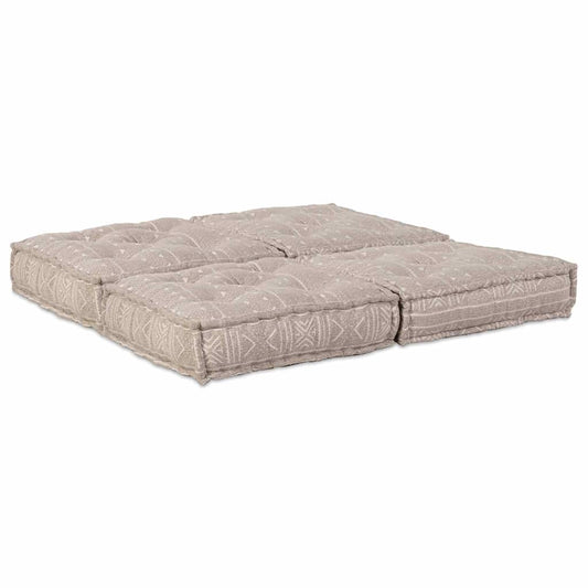 vidaXL Αρθρωτός Καναπές 2 pcs Ανοιχτό καφέ 140 x 70 x 36 εκ ύφασμα