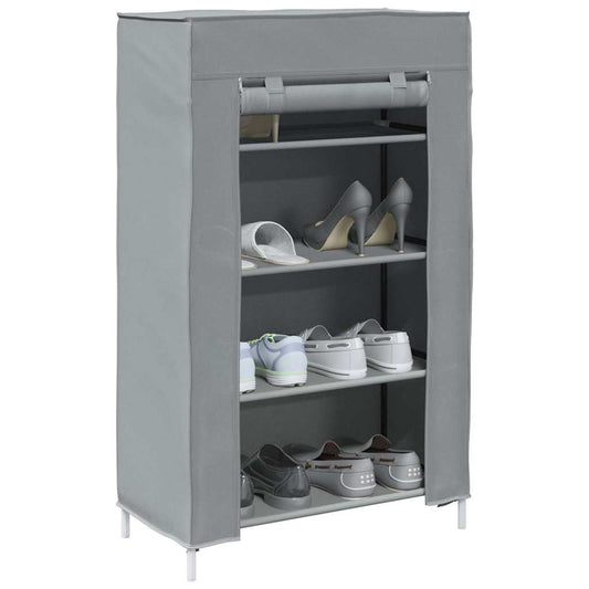 ντουλάπι παπουτσιών vidaXL Γκρι 60,5x30x97 cm Μη υφασμένο ύφασμα