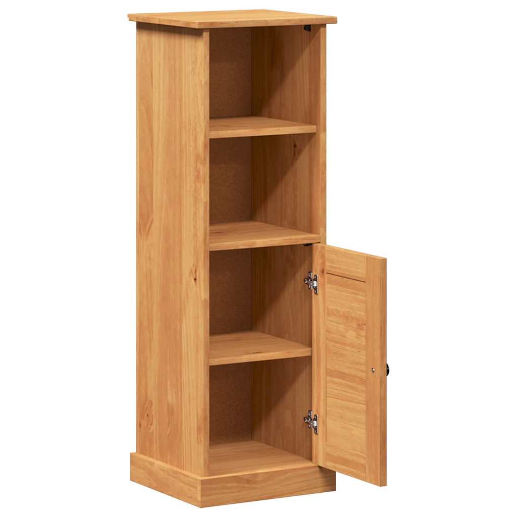 vidaXL Ντουλάπι Μπάνιου με αποθήκευση VIGO καφέ μελί 37 x 34 x 110 εκ