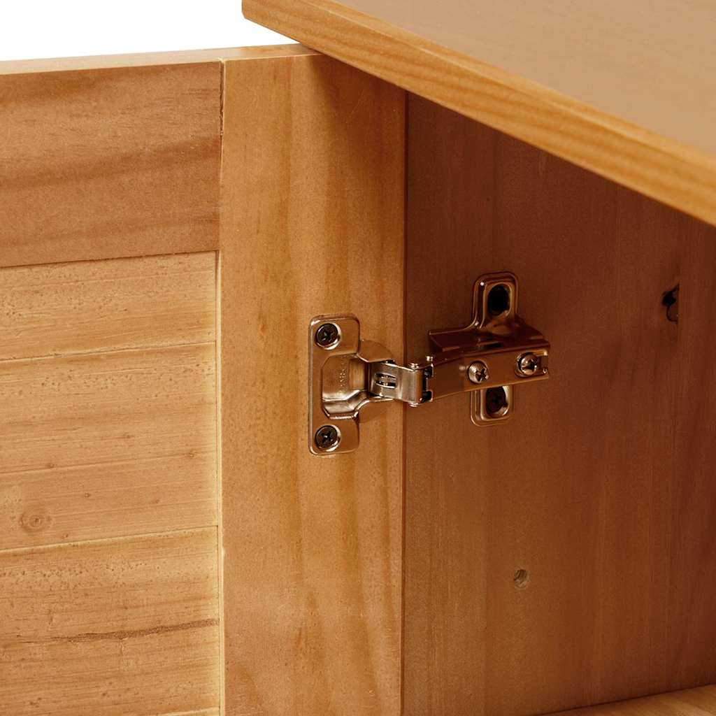 vidaXL Ντουλάπι Μπάνιου VIGO καφέ μελί 67.5 x 34 x 110 εκ.