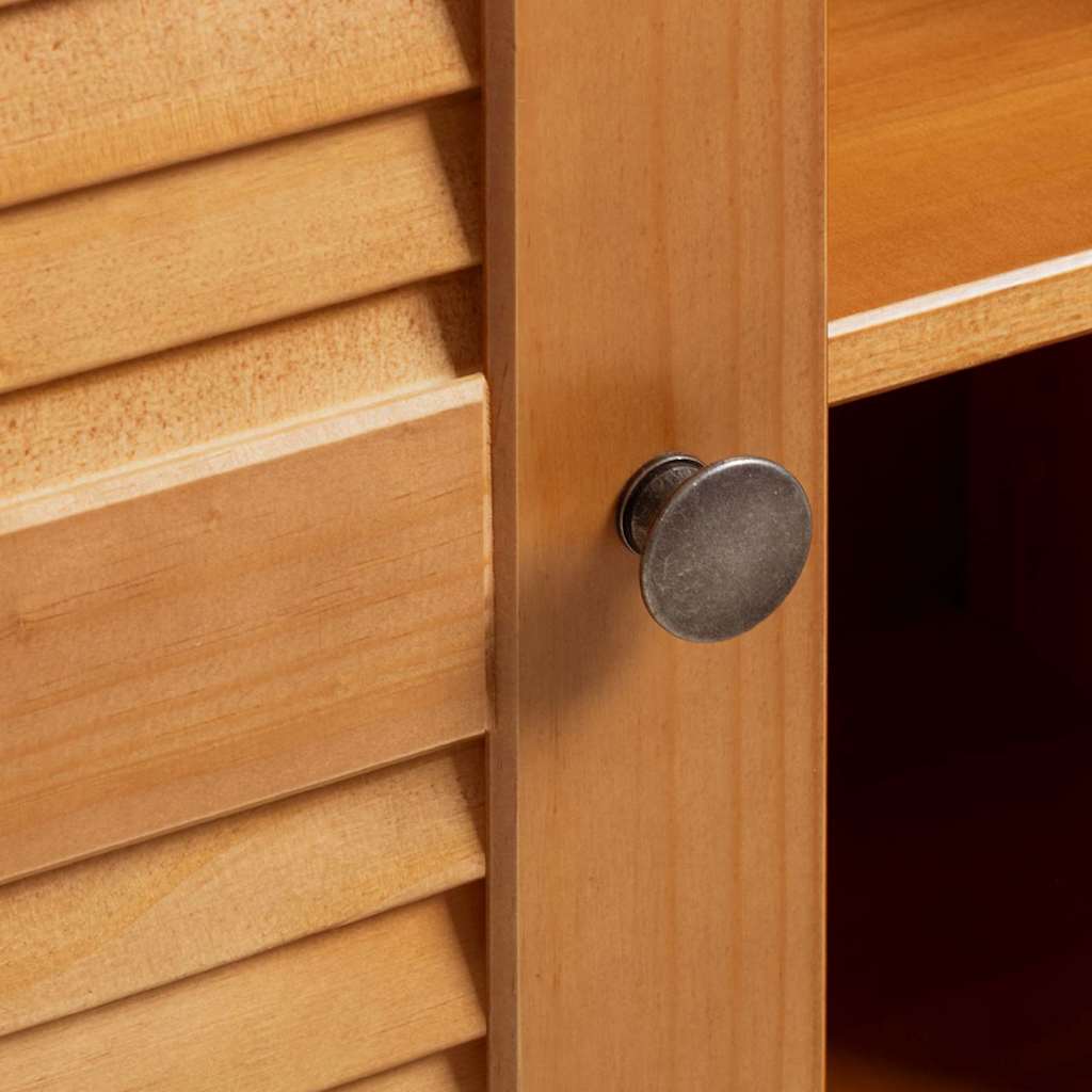 vidaXL Ντουλάπι Μπάνιου VIGO καφέ μελί 67.5 x 34 x 110 εκ.