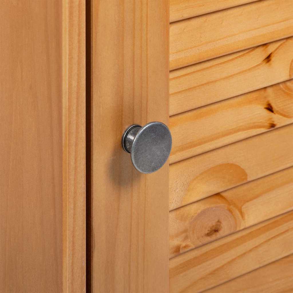 vidaXL Τοίχου Ντουλάπα Μπάνιου VIGO καφέ μελί 37 x 34 x 71.5 εκ.