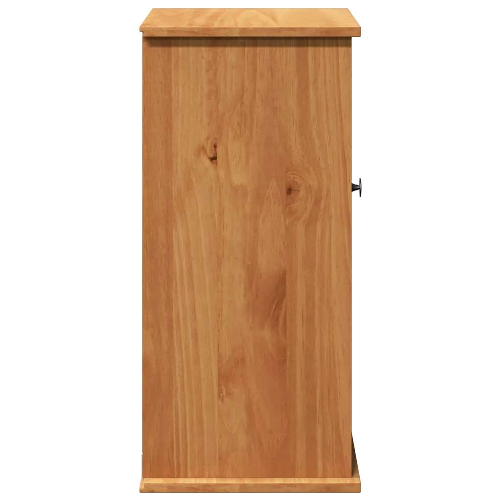 vidaXL Τοίχου Ντουλάπα Μπάνιου VIGO καφέ μελί 37 x 34 x 71.5 εκ.