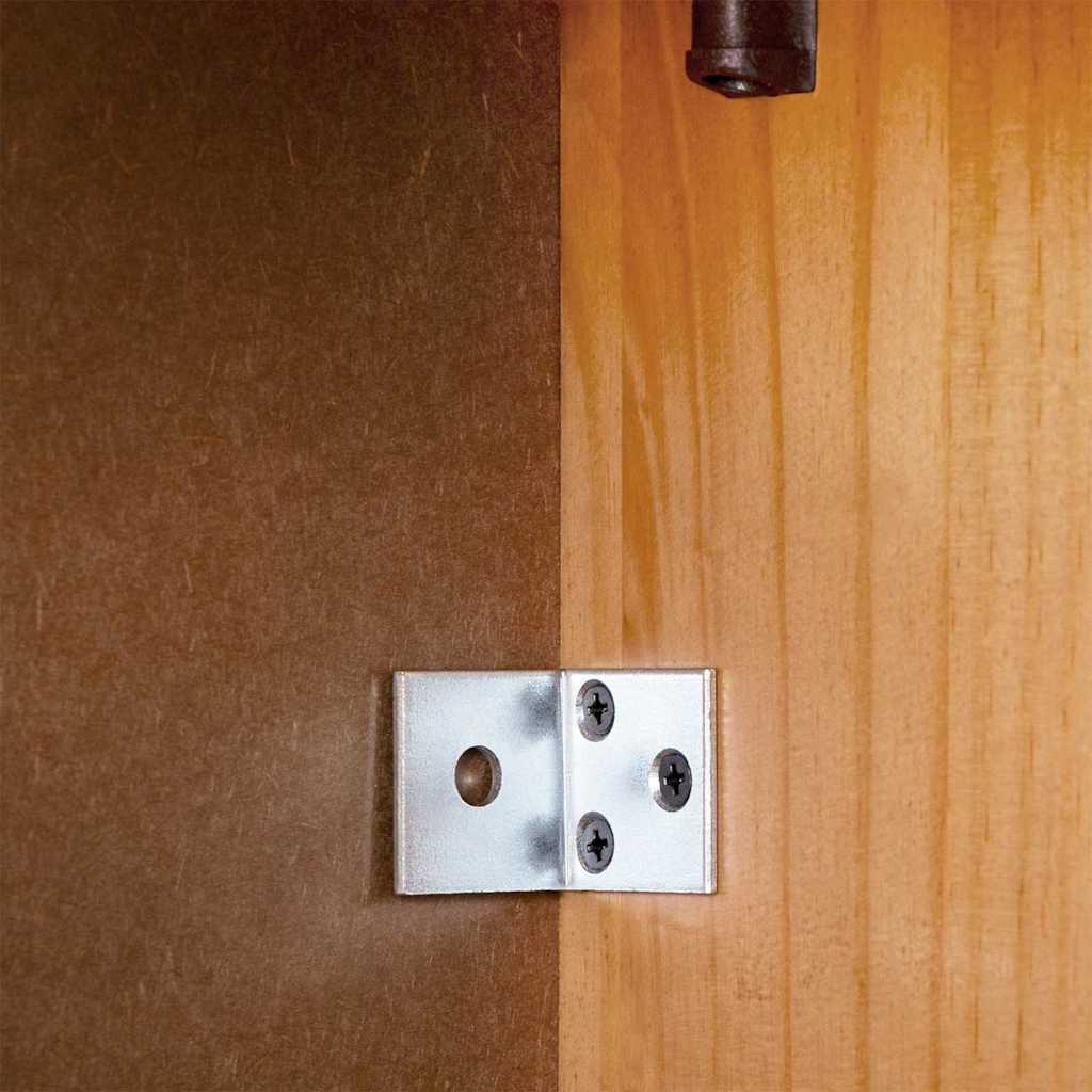 vidaXL Ντουλάπα Πλυντηρίου με ράφι VIGO καφέ μελί 72.5 x 27 x 161 εκ