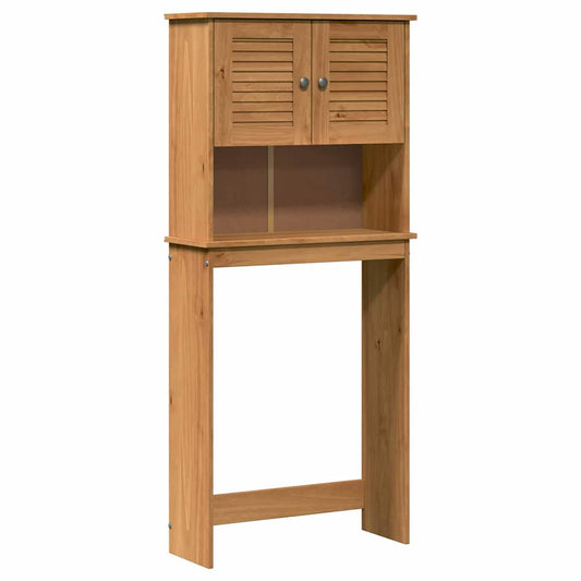 vidaXL Ντουλάπα Πλυντηρίου με ράφι VIGO καφέ μελί 72.5 x 27 x 161 εκ