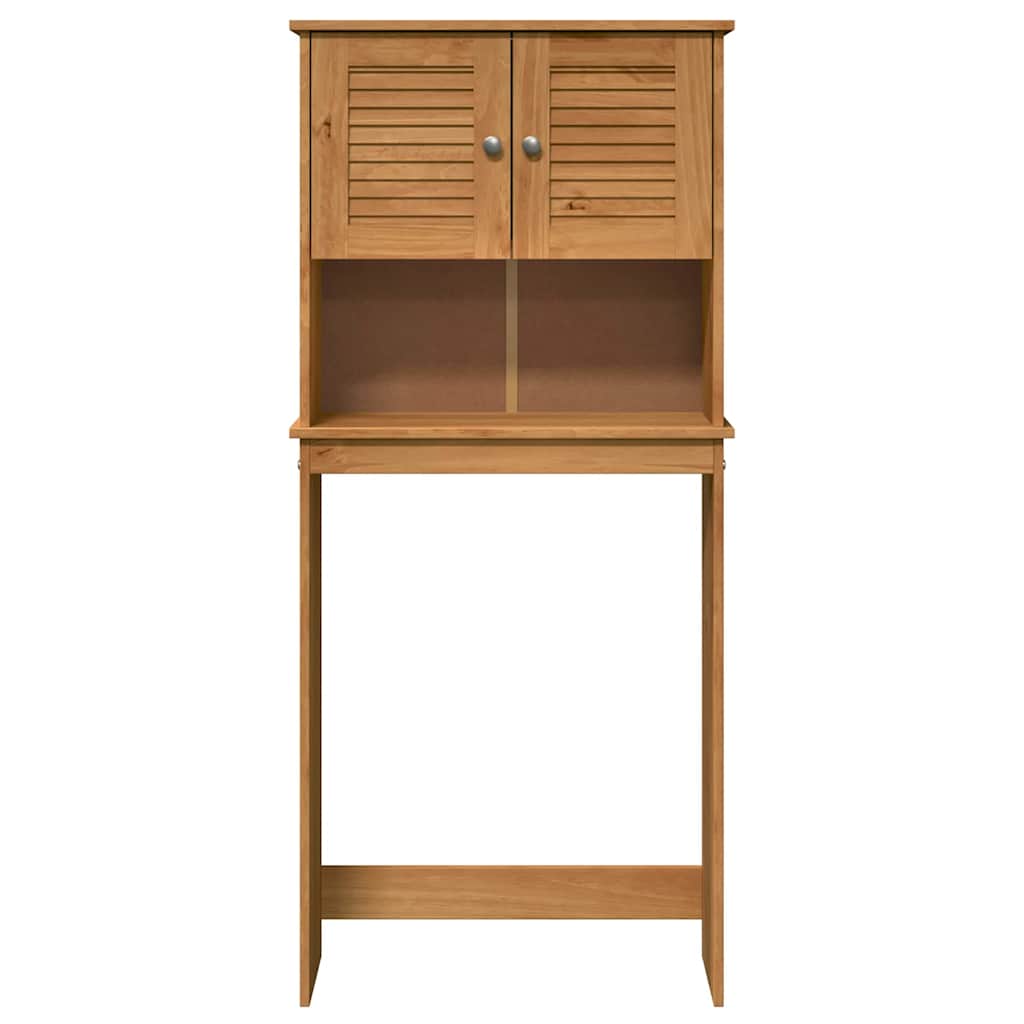 vidaXL Ντουλάπα Πλυντηρίου με ράφι VIGO καφέ μελί 72.5 x 27 x 161 εκ