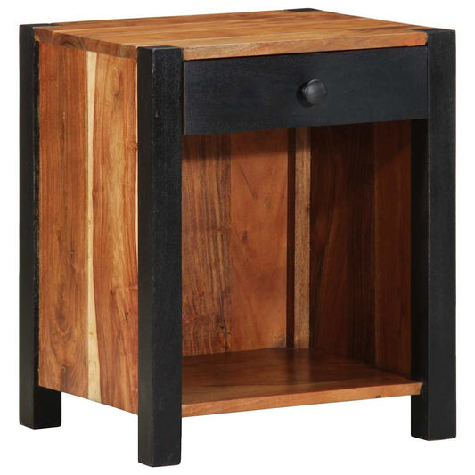 vidaXL Κομοδίνο 2 pcs Καφέ 40 x 35 x 50 εκ. Στερεό Ξύλο Ακακίας