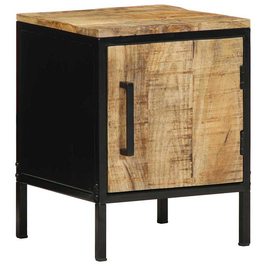 vidaXL Κομοδίνο 2 pcs Καφέ και Μαύρο 30 x 30 x 40 cm