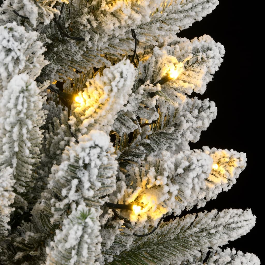 vidaXL Χριστουγεννιάτικο Δέντρο Τεχνητό με 150 LED & Χιόνι 150 εκ.