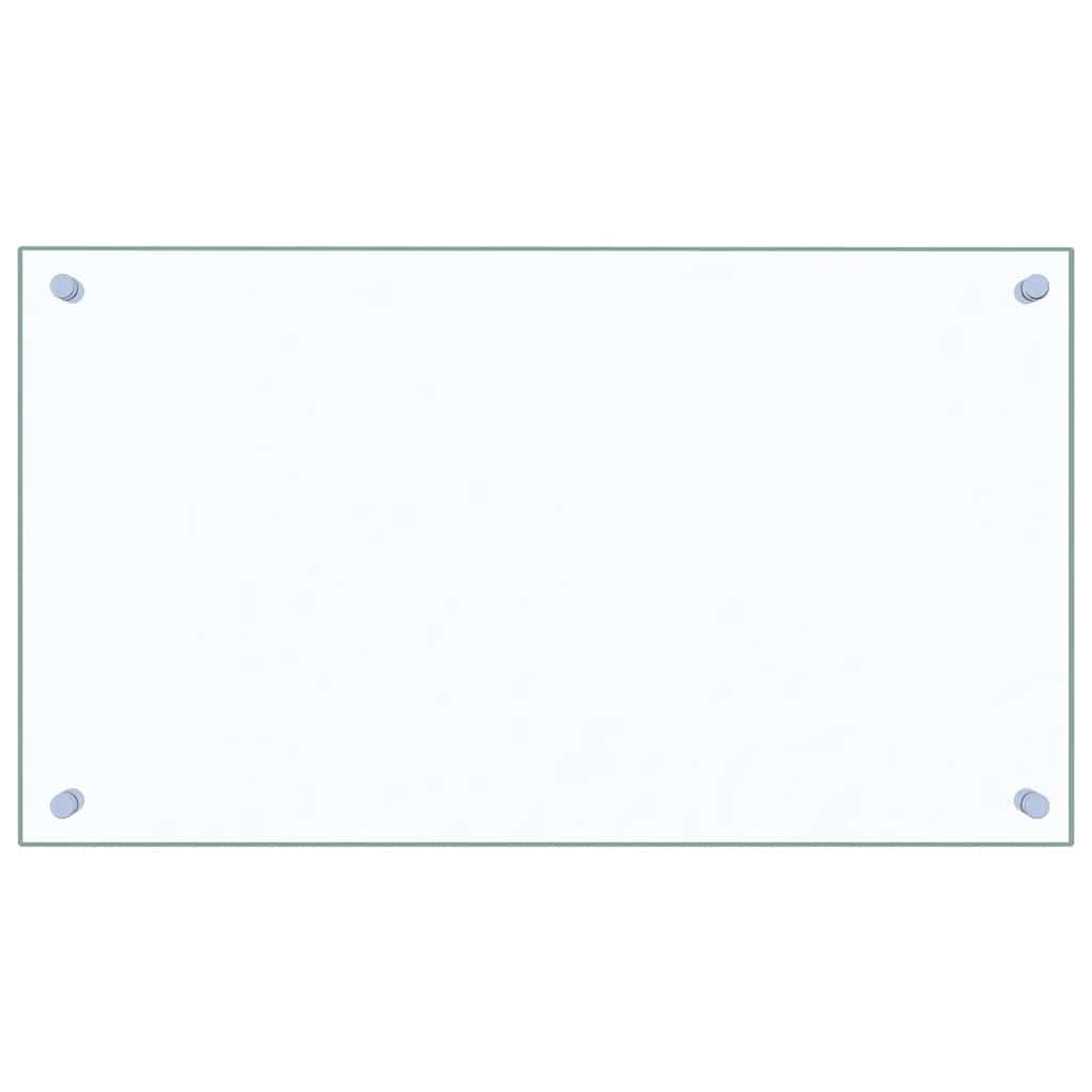vidaXL Πλάτες Κουζίνας 2 τεμ. Διαφανής 70 x 40 εκ. από Ψημένο Γυαλί