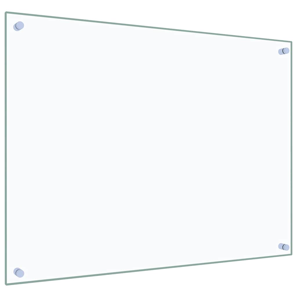 vidaXL Πλάτες Κουζίνας 2 τεμ. Διαφανής 80 x 60 εκ. από Ψημένο Γυαλί