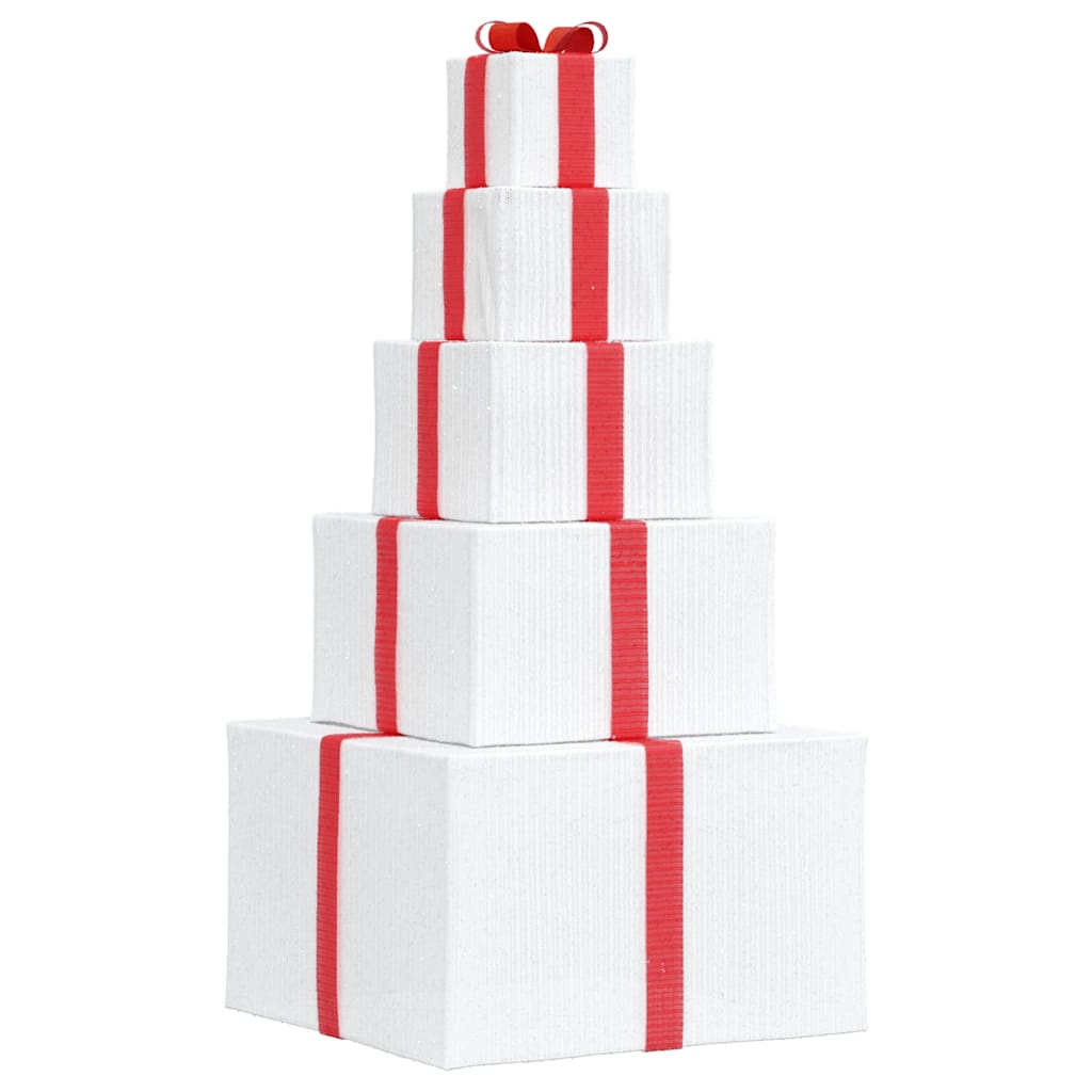 vidaXL Χριστουγεννιάτικη Διακόσμηση Κουτί δώρου 250 LED Ζεστό Λευκό