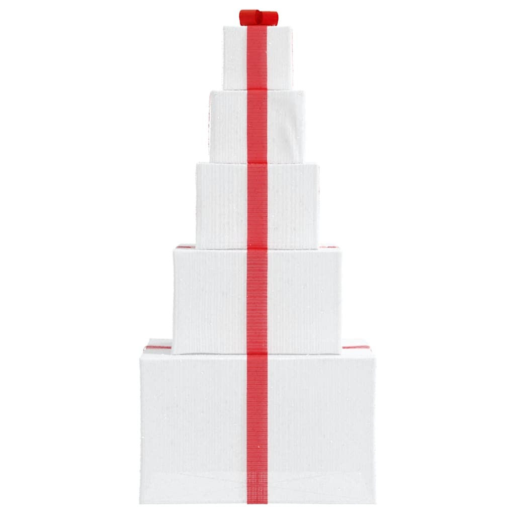 vidaXL Χριστουγεννιάτικη Διακόσμηση Κουτί δώρου 250 LED Ζεστό Λευκό