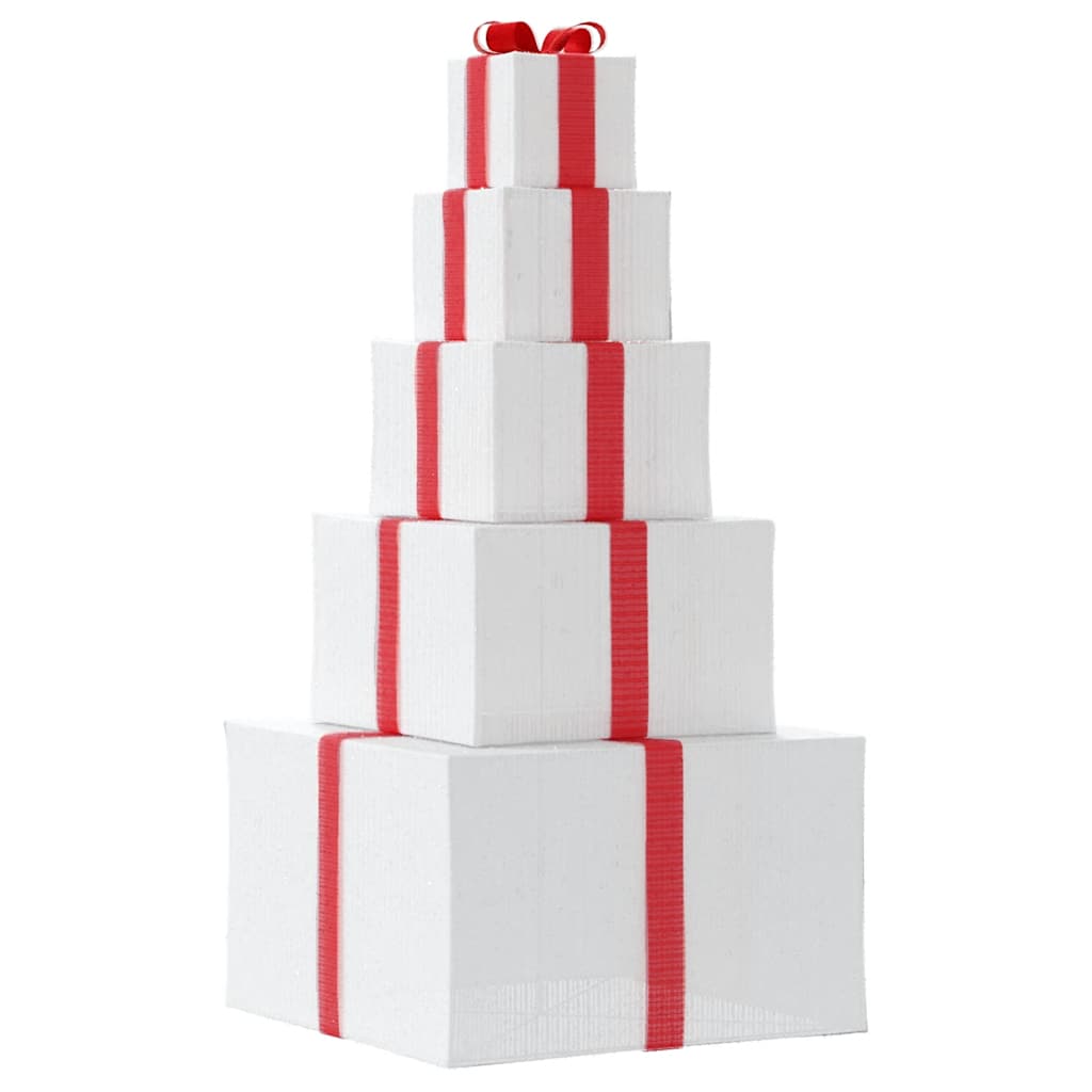 vidaXL Χριστουγεννιάτικη Διακόσμηση Κουτί δώρου 250 LED Ζεστό Λευκό