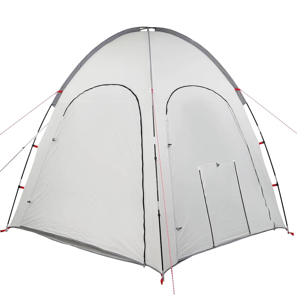 vidaXL Πισίνα Σκηνή με στέγη Γκρι 366 x 305 x 231 cm Πολυεστέρας