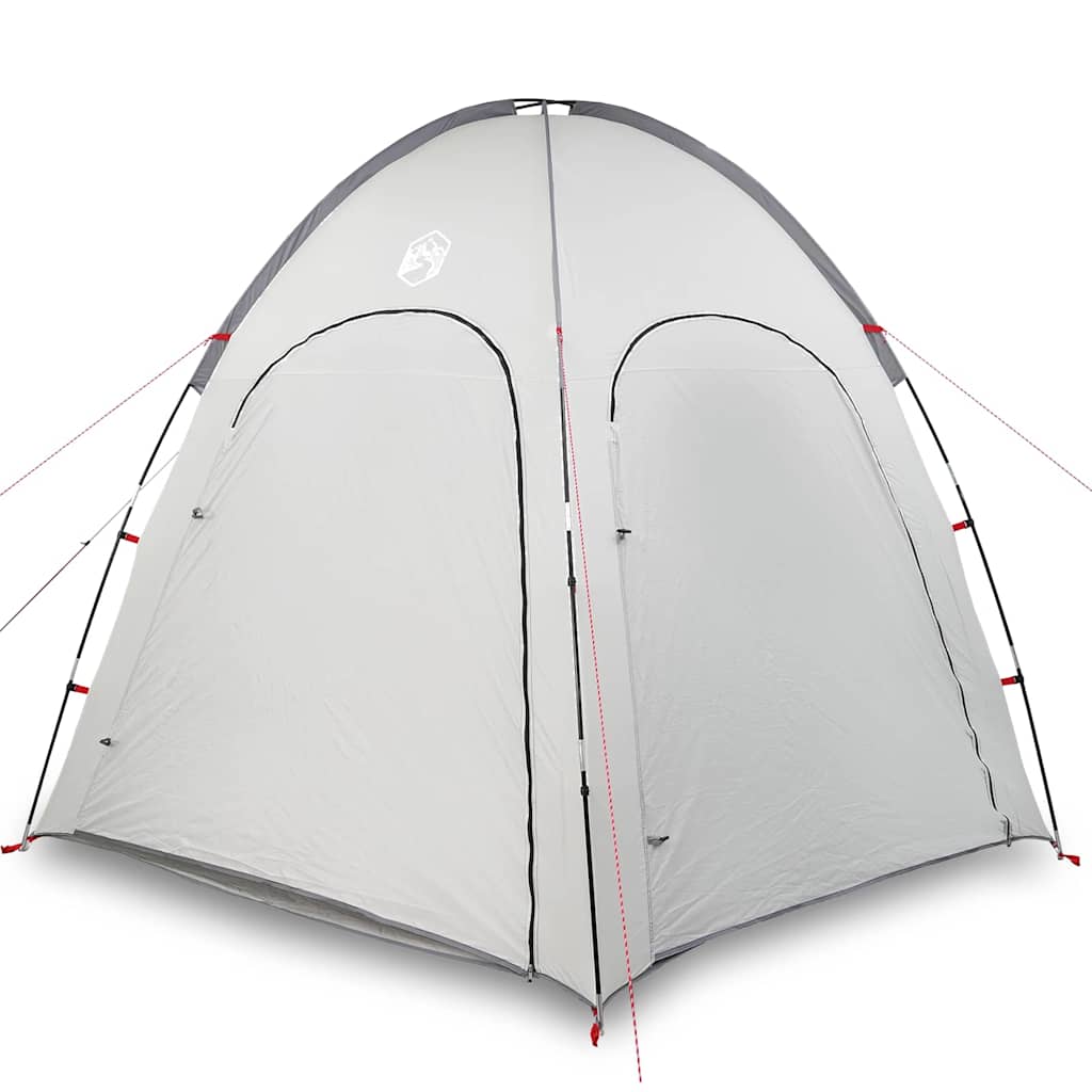 vidaXL Πισίνα Σκηνή με στέγη Γκρι 366 x 305 x 231 cm Πολυεστέρας