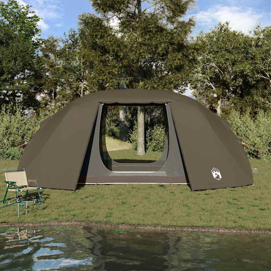vidaXL Σκηνή ψαρέματος με στέγη Καφέ 514 x 465 x 187 εκ. Πολυεστέρας