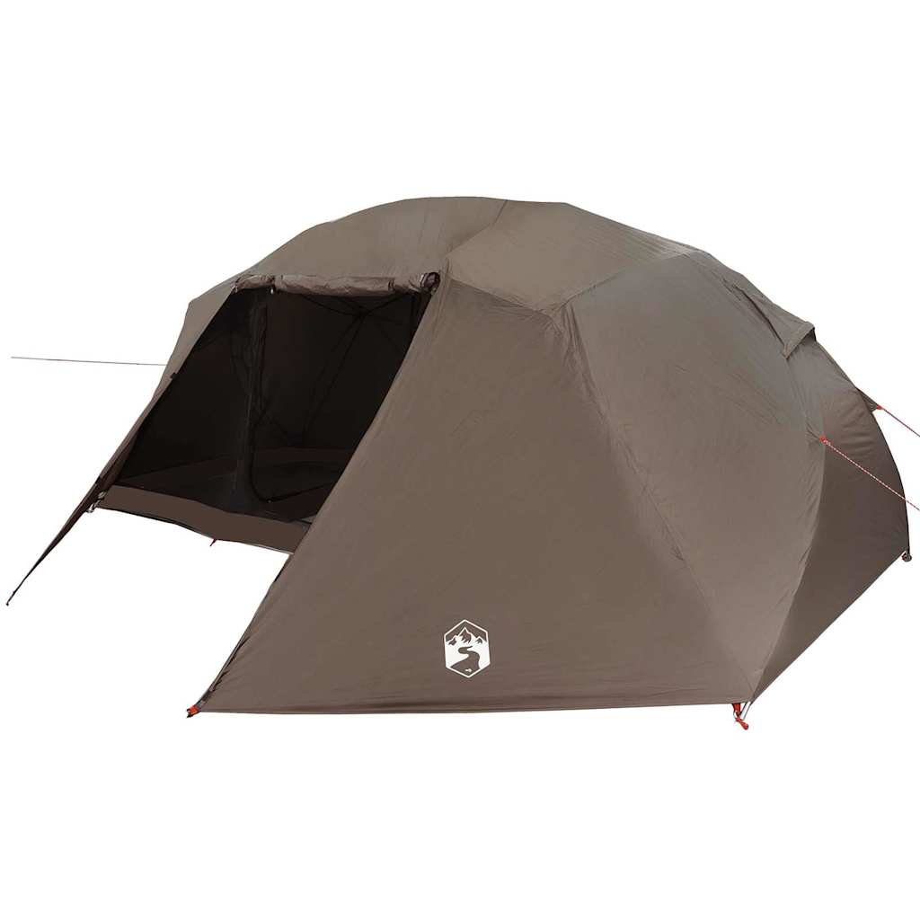vidaXL Σκηνή ψαρέματος με στέγη Καφέ 514 x 465 x 187 εκ. Πολυεστέρας