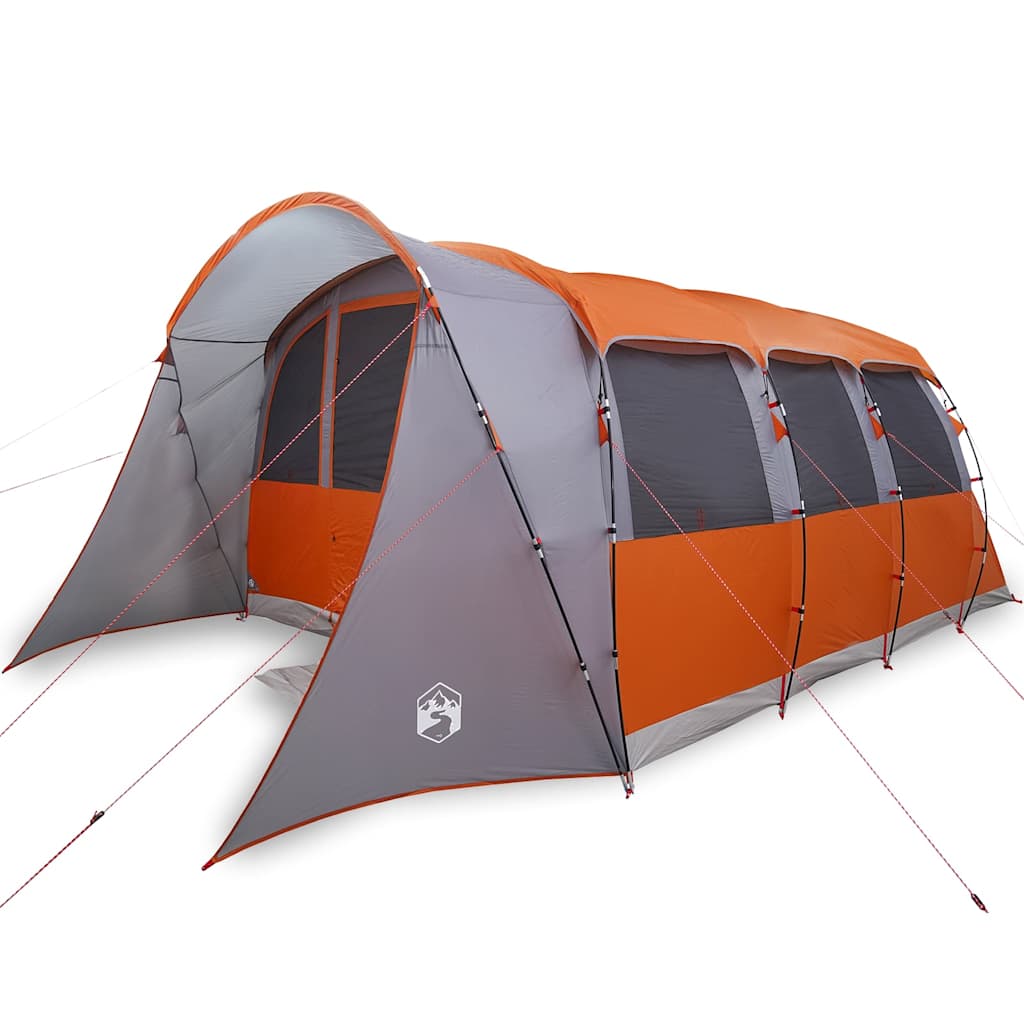 vidaXL Σκηνές Γκρι και πορτοκαλί 576 x 325 x 213 εκ Πολυεστέρας