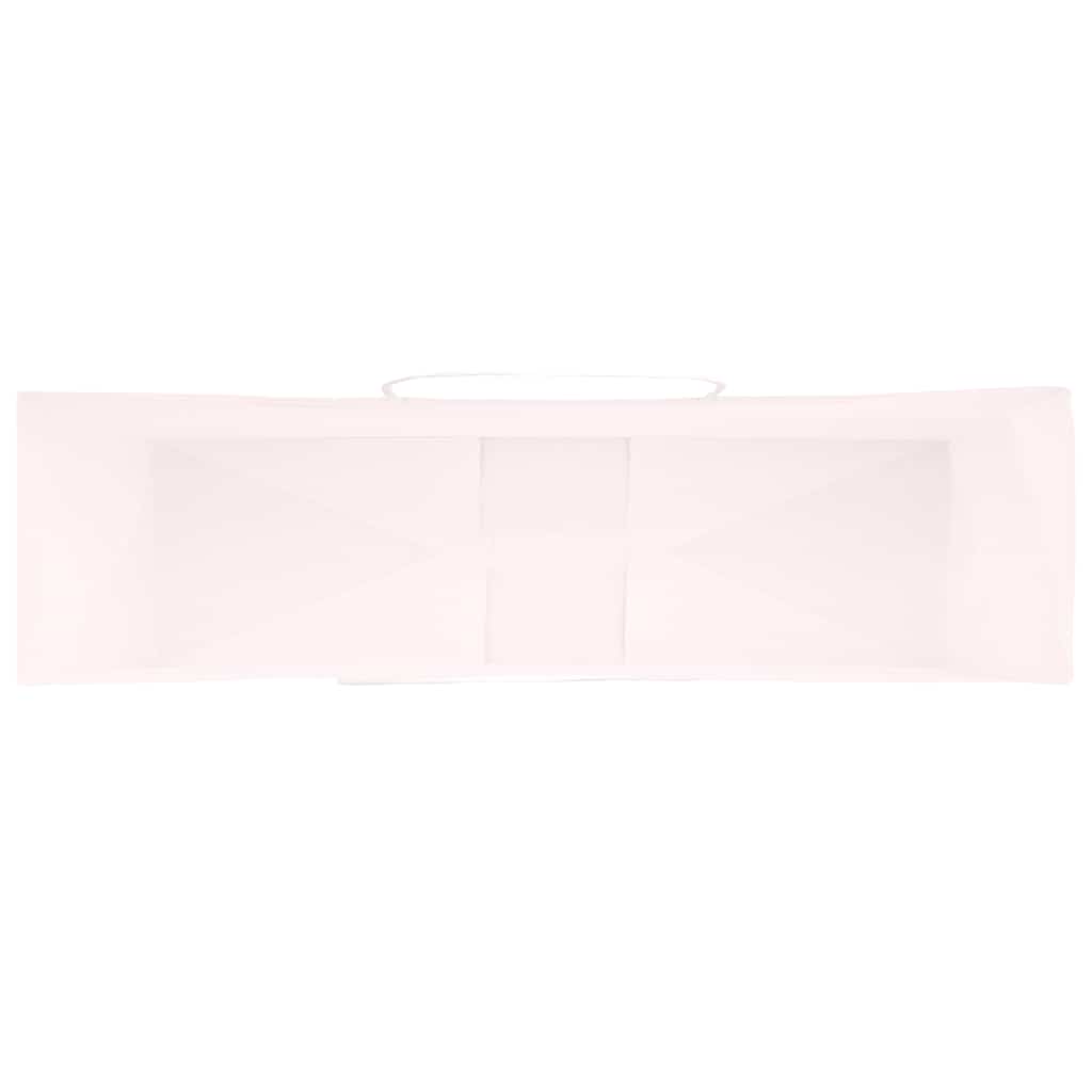 vidaXL Χάρτινες σακούλες 50 τεμάχια με χερούλια Ροζ 54x15x49 εκ.