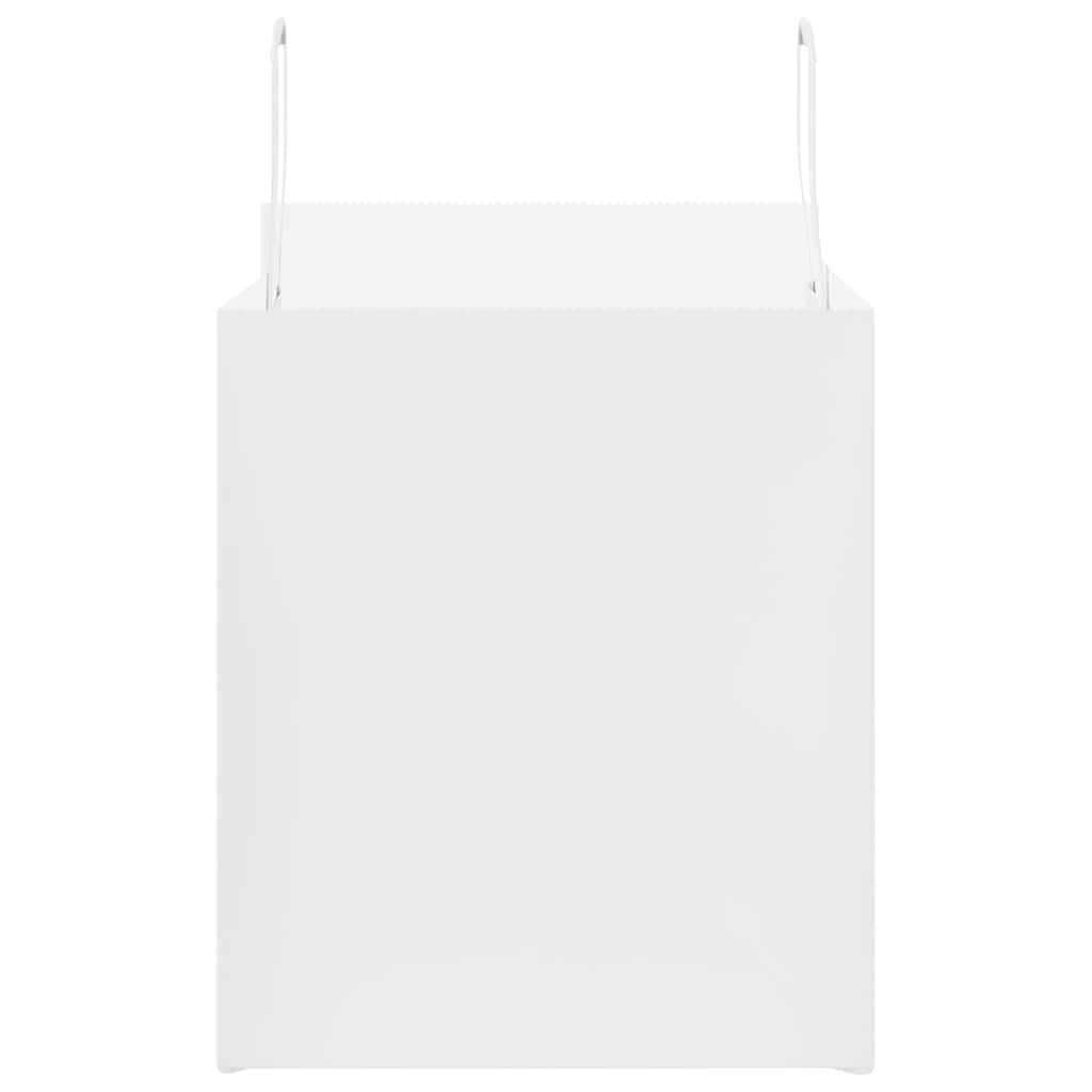 vidaXL Χάρτινες σακούλες 250 τεμάχια με χερούλια Λευκό 32x22x24 εκ.