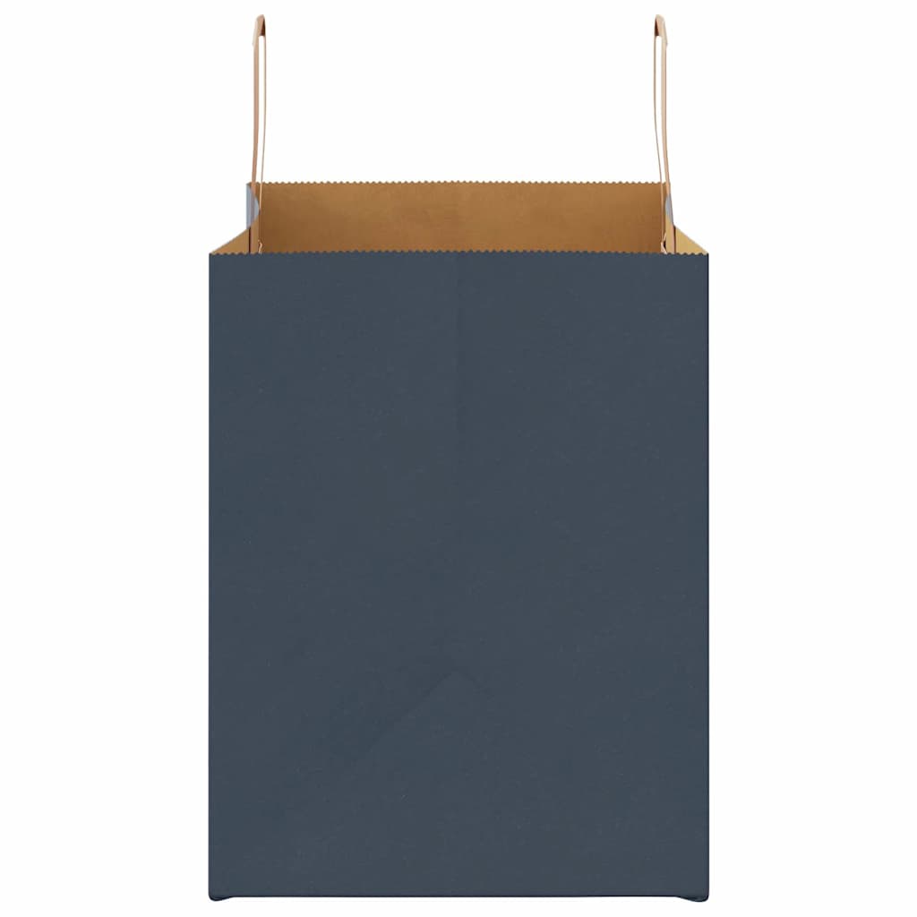 vidaXL Χάρτινες σακούλες 250 τεμάχια με χερούλια Μπλε 32x22x28 εκ.