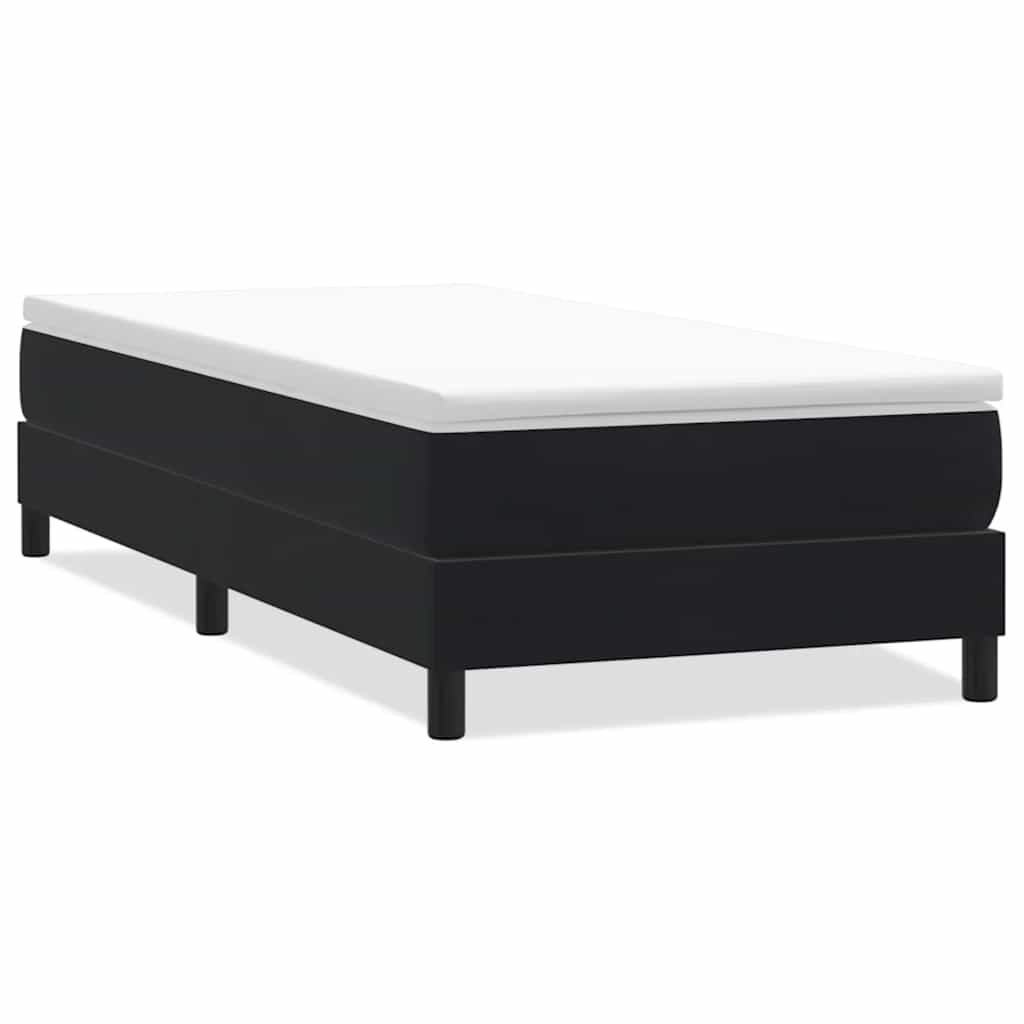 vidaXL Box Spring Κρεβάτι χωρίς στρώμα Μαύρο 80x210 cm Βελούδινο