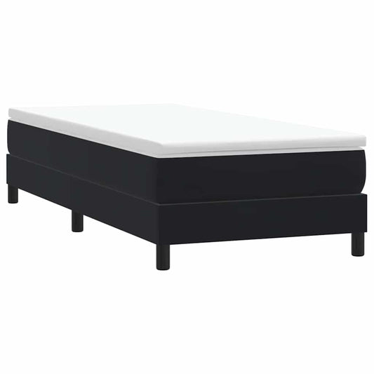 vidaXL Box Spring Κρεβάτι χωρίς στρώμα Μαύρο 80x210 cm Βελούδινο