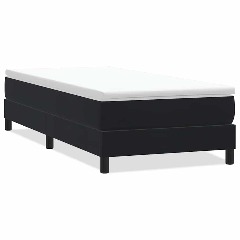 vidaXL Box Spring Κρεβάτι χωρίς στρώμα Μαύρο 90x210 cm Βελούδινο