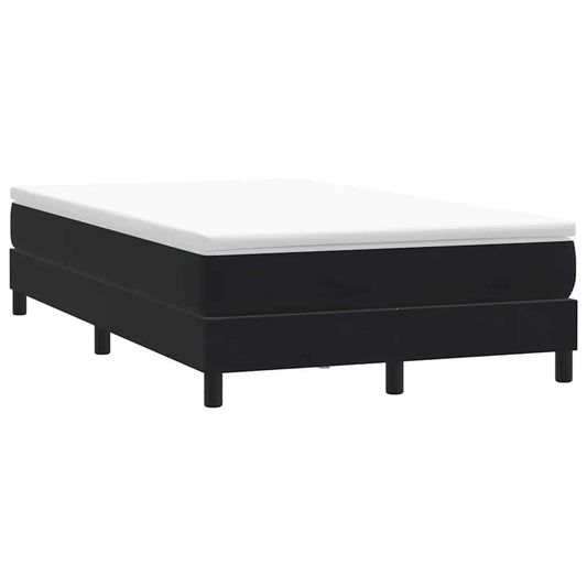 vidaXL Box Spring Κρεβάτι χωρίς στρώμα Μαύρο 120x210 cm Βελούδινο