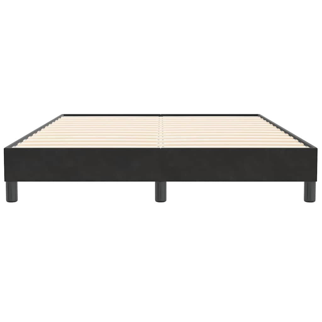 vidaXL Box Spring Κρεβάτι χωρίς στρώμα Μαύρο 160x210 cm Βελούδινο