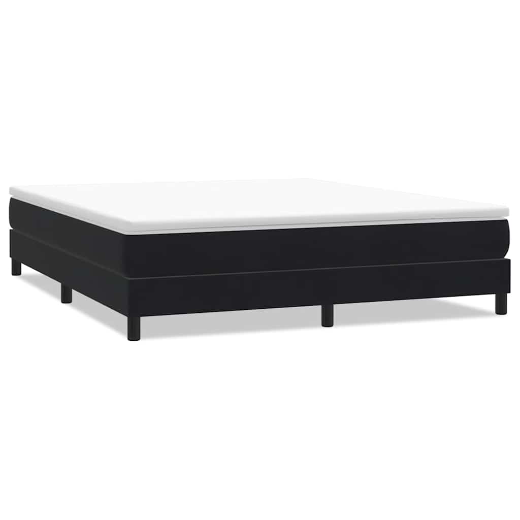 vidaXL Box Spring Κρεβάτι χωρίς στρώμα Μαύρο 180x210 cm Βελούδινο