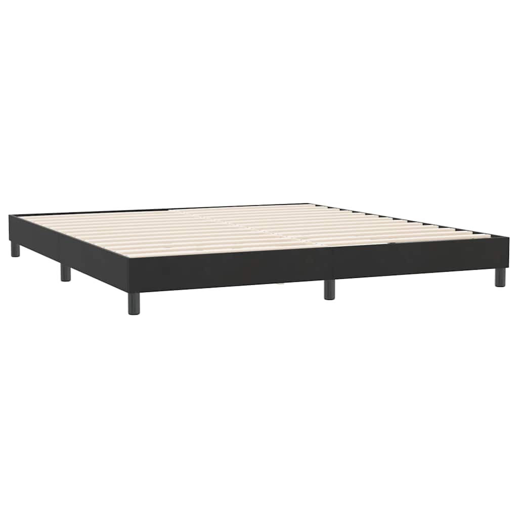 vidaXL Box Spring Κρεβάτι χωρίς στρώμα Μαύρο 180x210 cm Βελούδινο