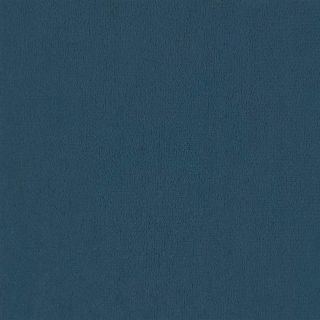 vidaXL Κρεβάτι Boxspring χωρίς Στρώμα Σκούρο Μπλε 180x210 εκ Βελούδινο