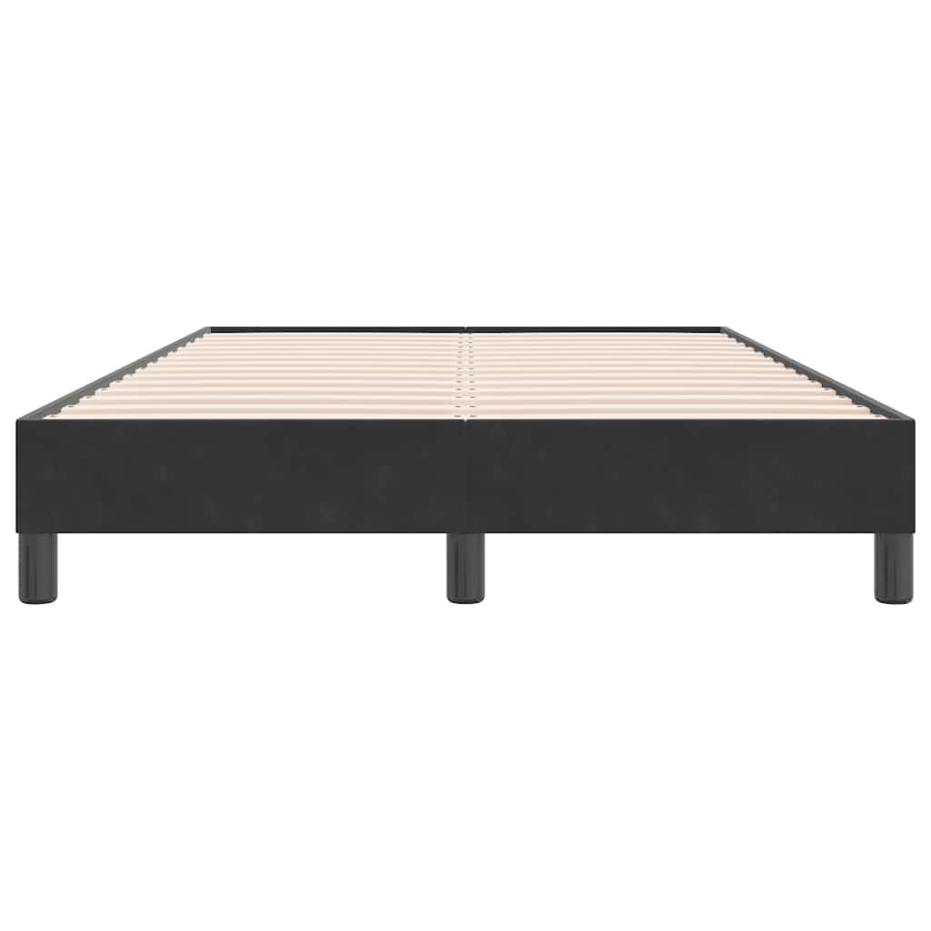 vidaXL Box Spring Κρεβάτι χωρίς στρώμα Μαύρο 120x220 cm Βελούδινο
