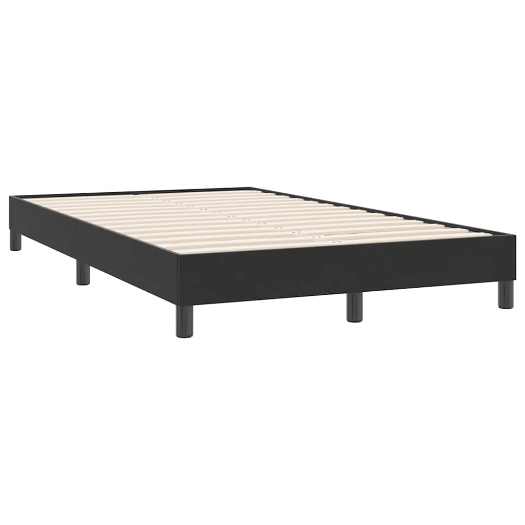 vidaXL Box Spring Κρεβάτι χωρίς στρώμα Μαύρο 120x220 cm Βελούδινο