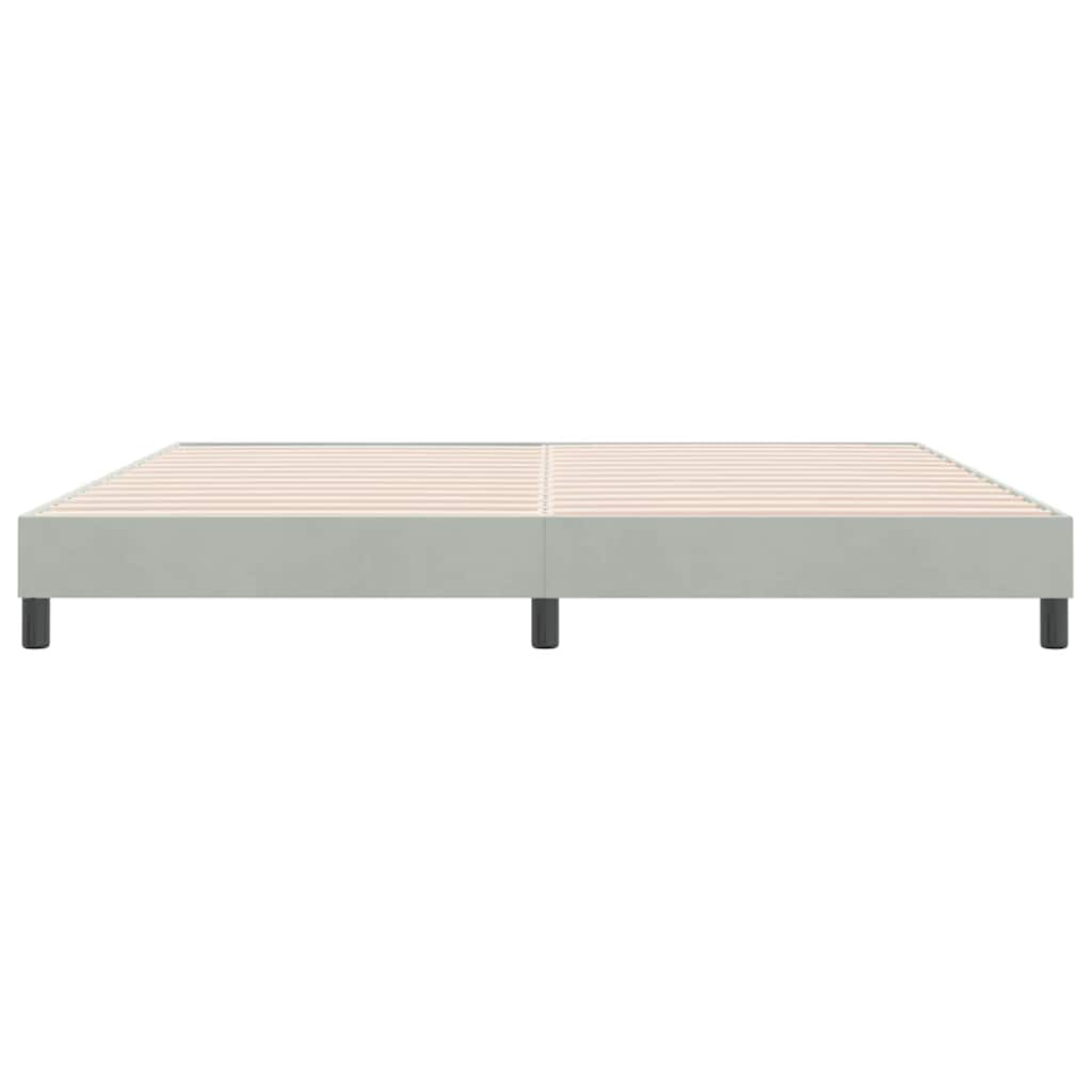 vidaXL Box Spring κρεβάτι χωρίς στρώμα 180x220 cm Βελούδινο