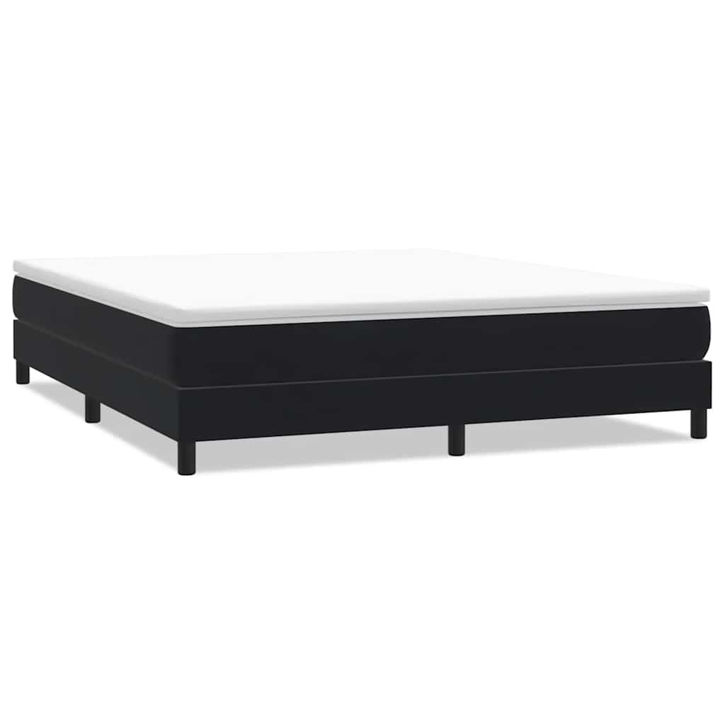 vidaXL Box Spring Κρεβάτι χωρίς στρώμα Μαύρο 180x220 cm Velvet
