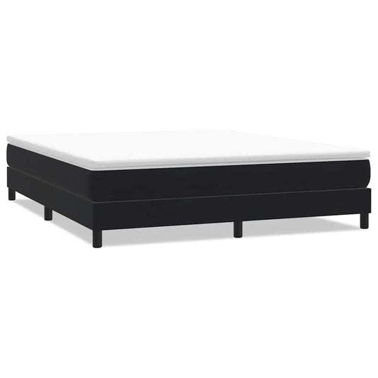 vidaXL Box Spring Κρεβάτι χωρίς στρώμα Μαύρο 180x220 cm Velvet