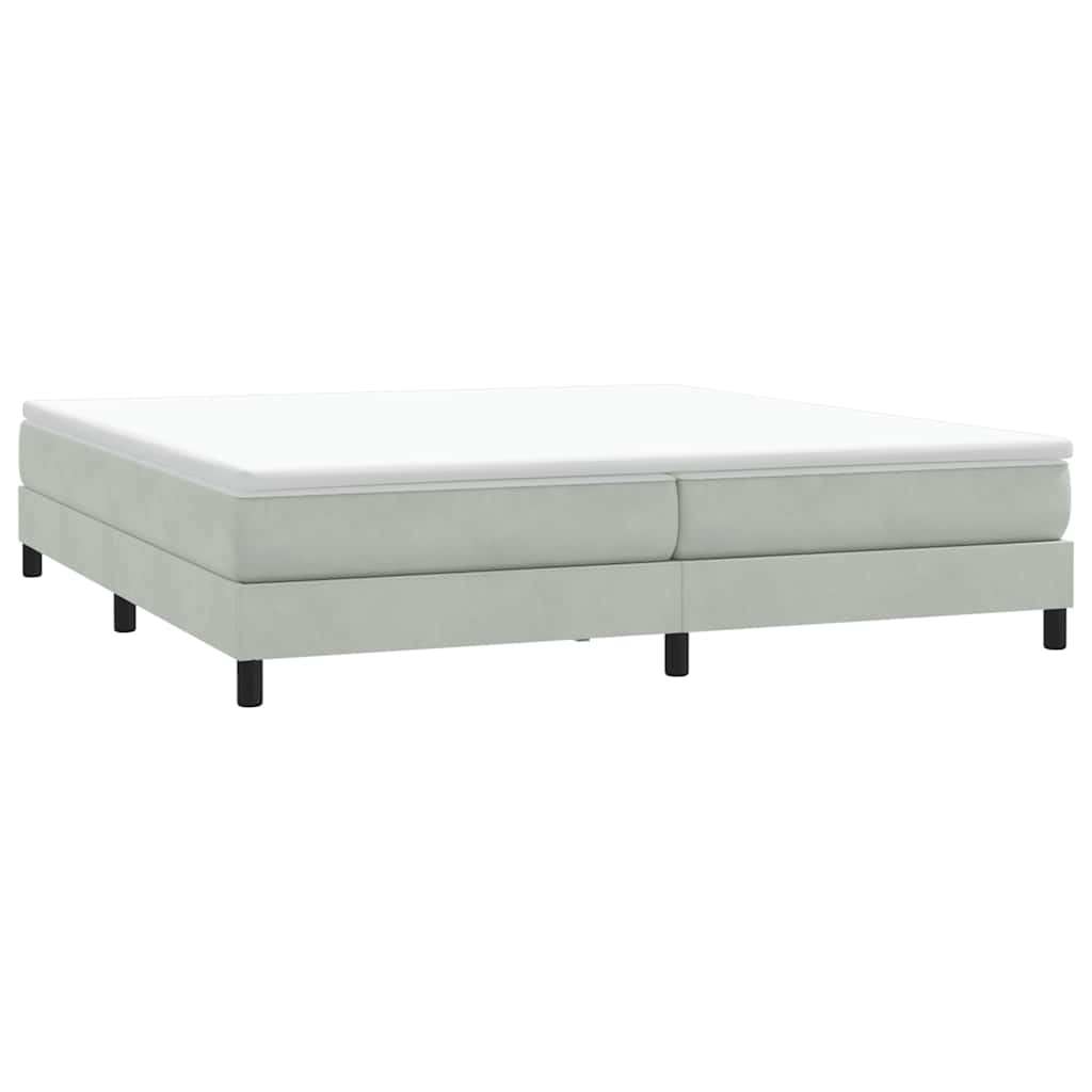 vidaXL Box Spring Κρεβάτι χωρίς στρώμα 200x220 cm Βελούδινο