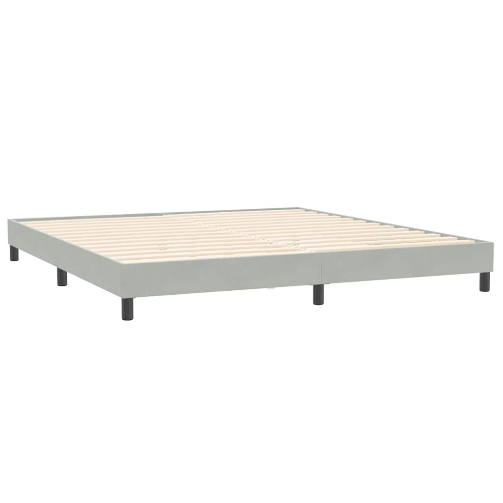 vidaXL Box Spring Κρεβάτι χωρίς στρώμα 200x220 cm Βελούδινο