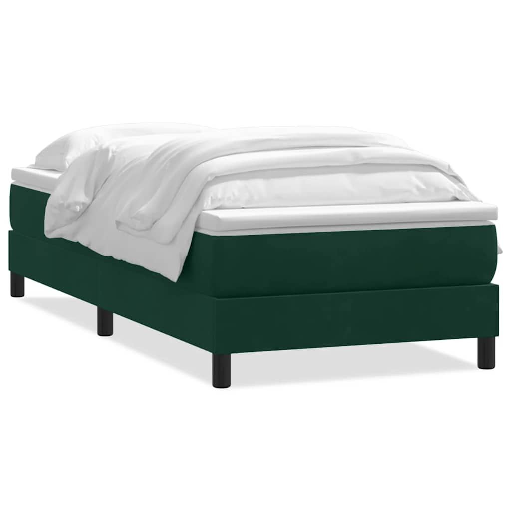 vidaXL Box Spring Κρεβάτι χωρίς στρώμα 200x220 cm Βελούδινο