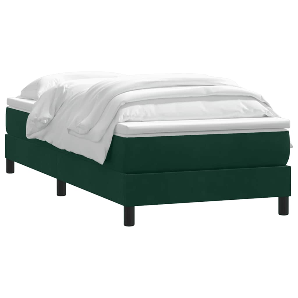 vidaXL Box Spring Κρεβάτι χωρίς στρώμα 200x220 cm Βελούδινο