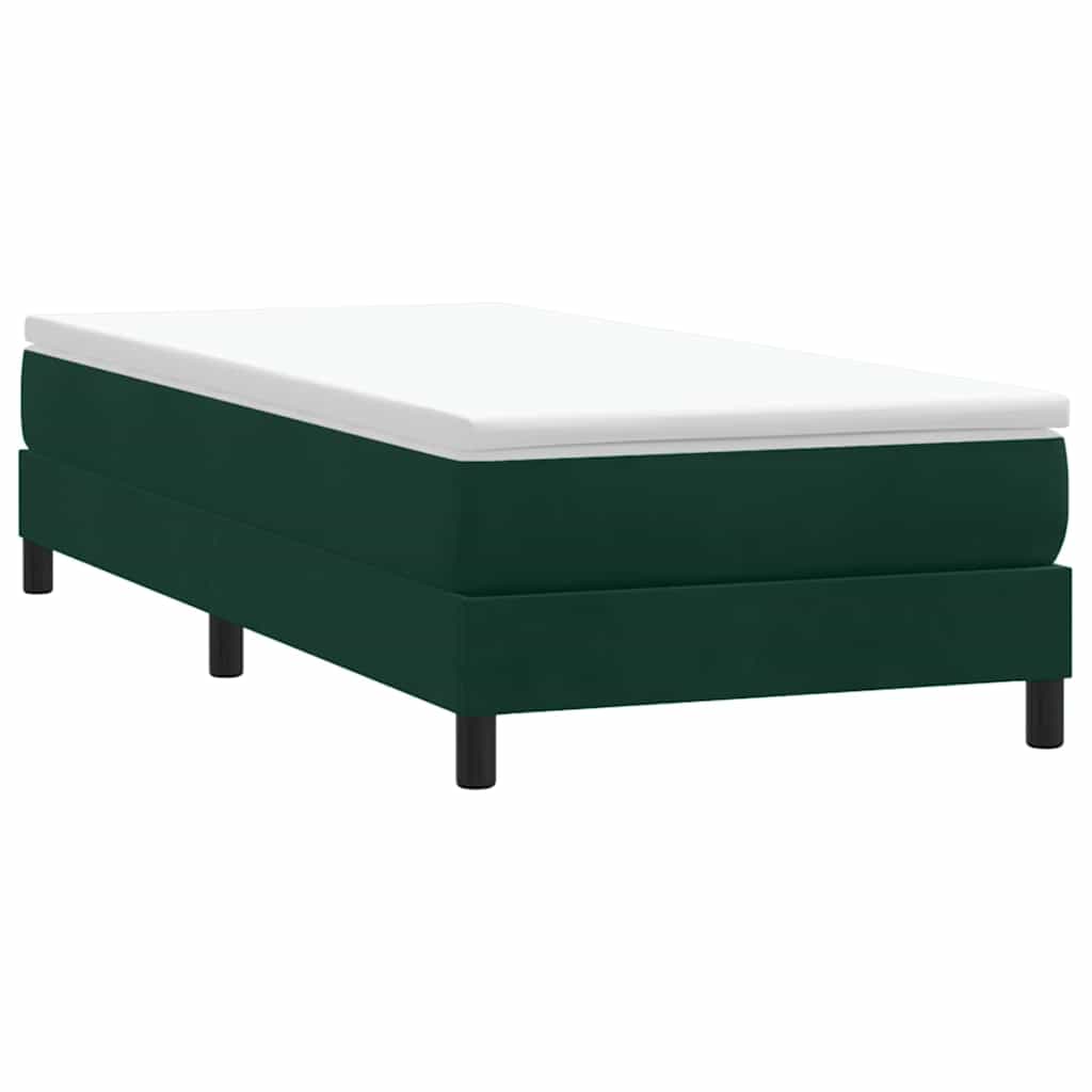 vidaXL Box Spring Κρεβάτι χωρίς στρώμα 200x220 cm Βελούδινο