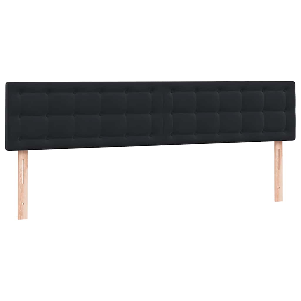 vidaXL Box Spring Κρεβάτι με στρώματα Μαύρο 180x210 cm Velvet
