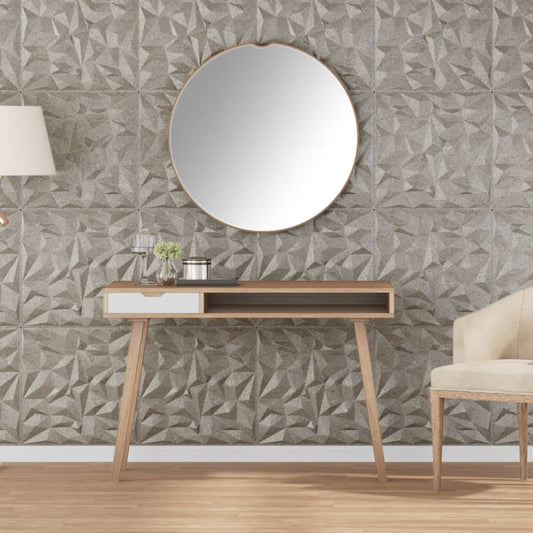 vidaXL Πάνελ Τοίχου 24 Τεμ. Σχ. Αμέθυστου Τσιμέντο 50x50εκ. 6μ² XPS