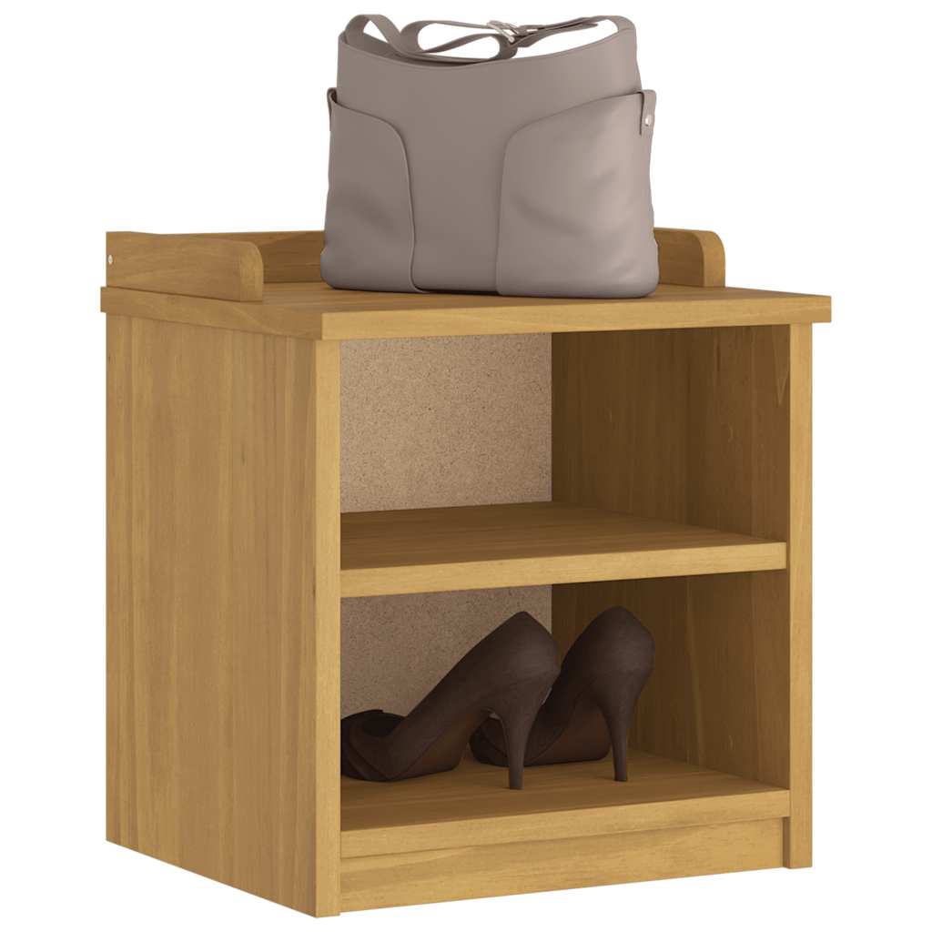 vidaXL Πάγκος διαδρόμου "SANDNES" 45x40x50 εκ.Πεύκο μασίφ ξύλο