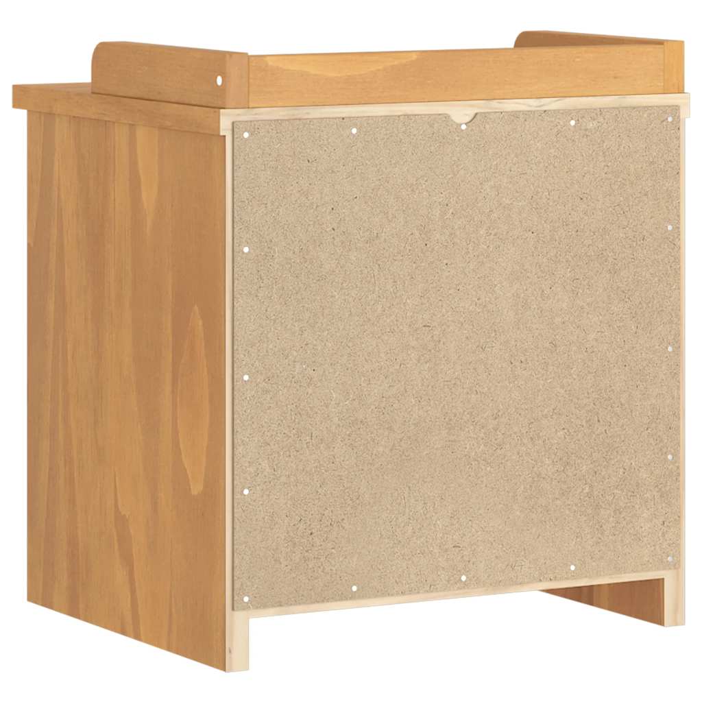 vidaXL Πάγκος διαδρόμου "SANDNES" 45x40x50 εκ.Πεύκο μασίφ ξύλο