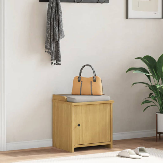 vidaXL Πάγκος διαδρόμου "SANDNES" 45x40x50 εκ.Πεύκο μασίφ ξύλο